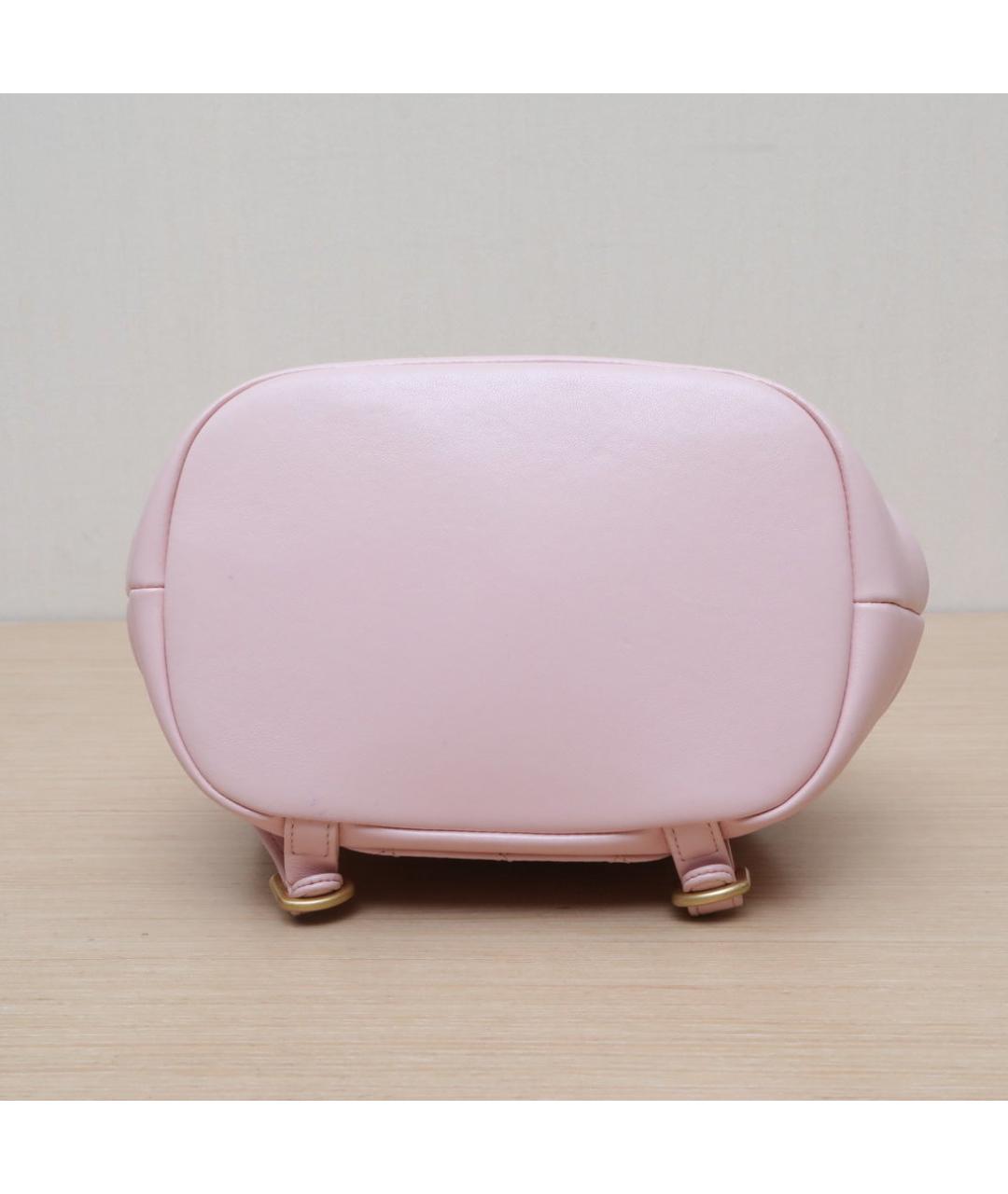 CHANEL Розовая кожаная сумка через плечо, фото 8