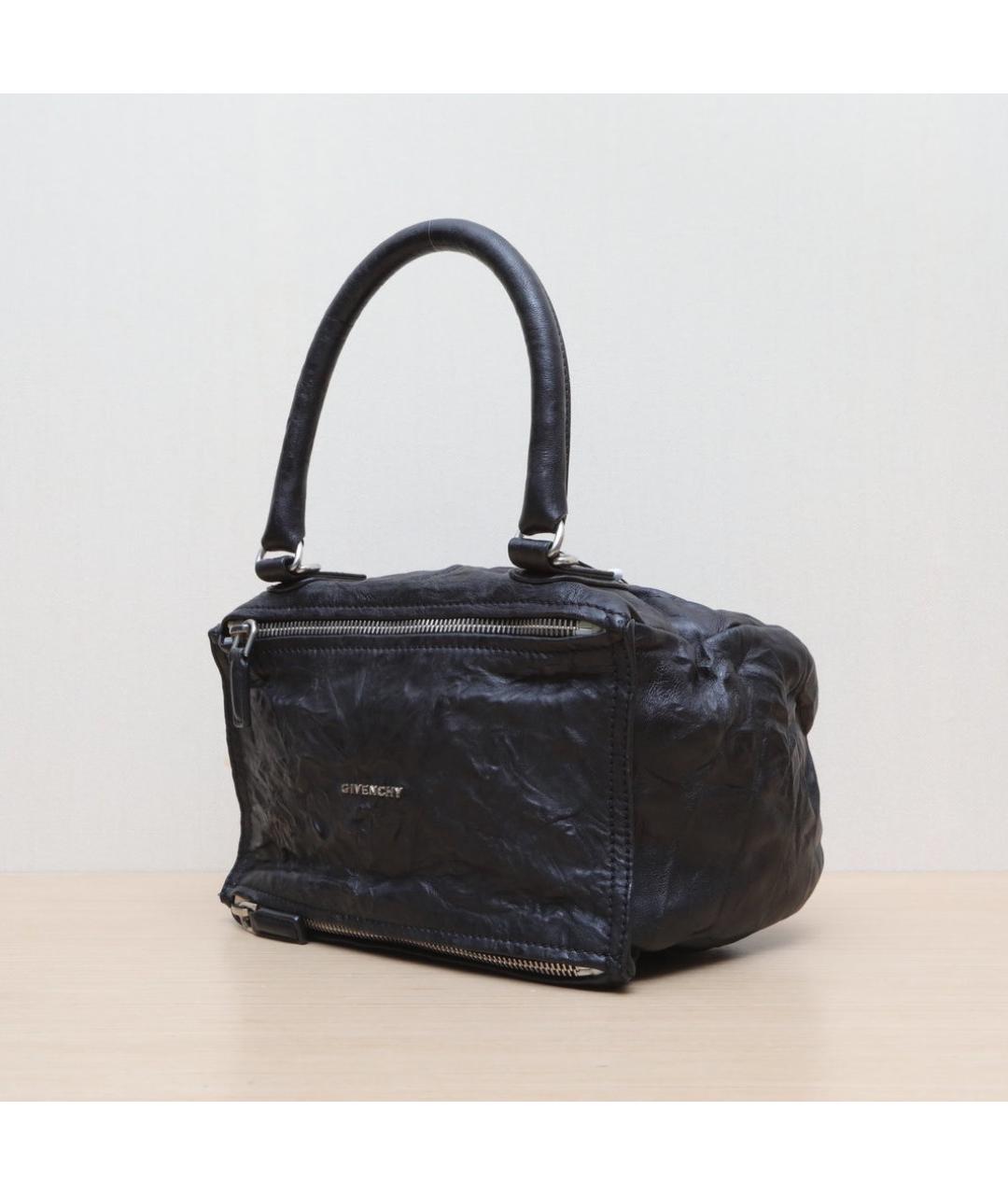 GIVENCHY Черная кожаная сумка через плечо, фото 4