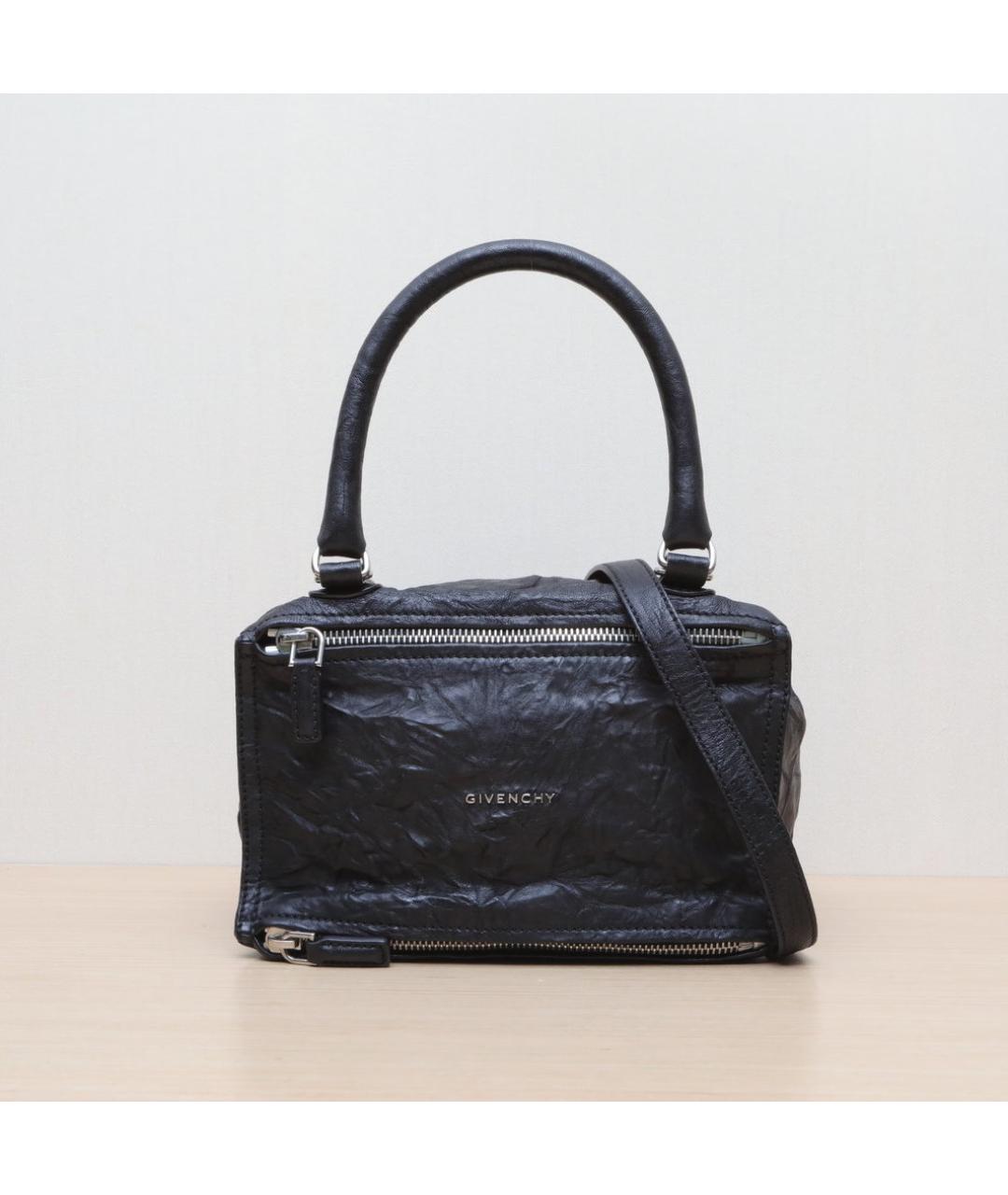 GIVENCHY Черная кожаная сумка через плечо, фото 3