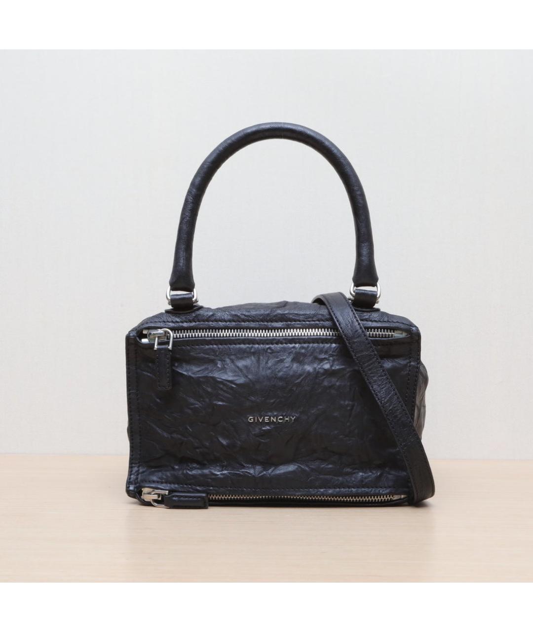 GIVENCHY Черная кожаная сумка через плечо, фото 2