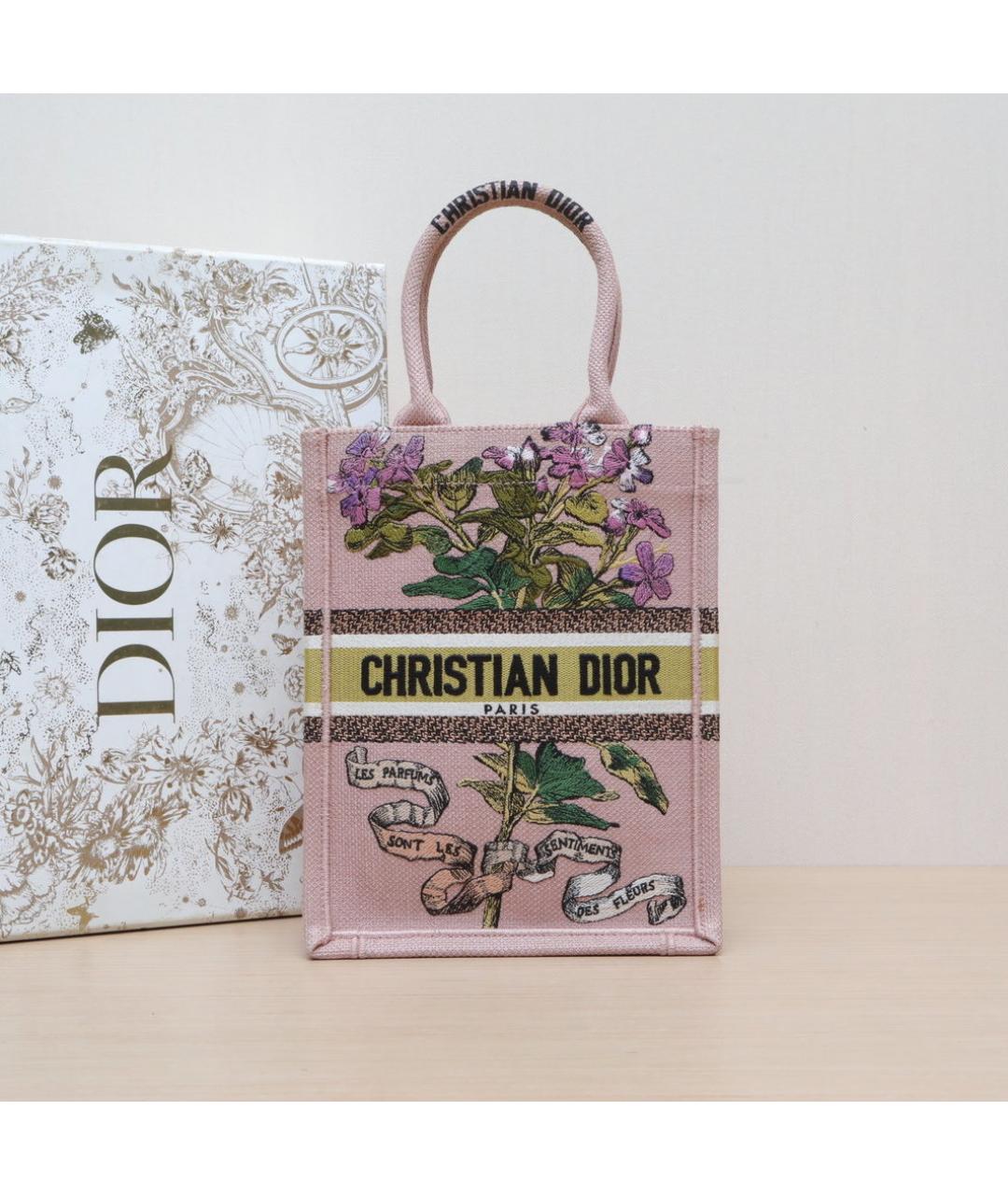 CHRISTIAN DIOR Розовая сумка через плечо, фото 2