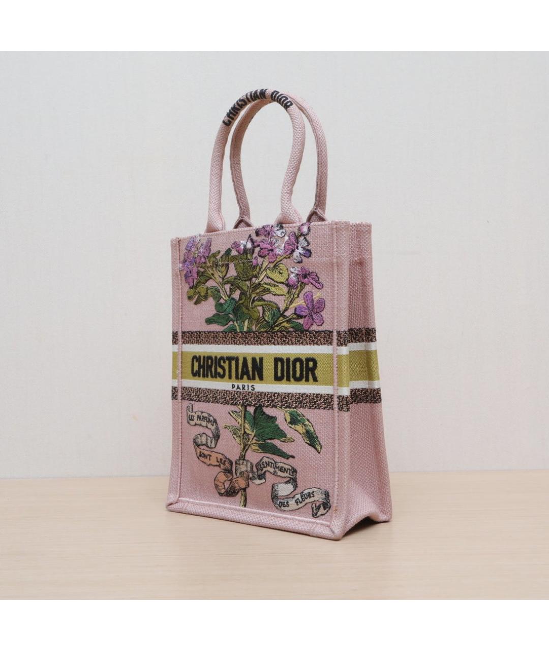 CHRISTIAN DIOR Розовая сумка через плечо, фото 4