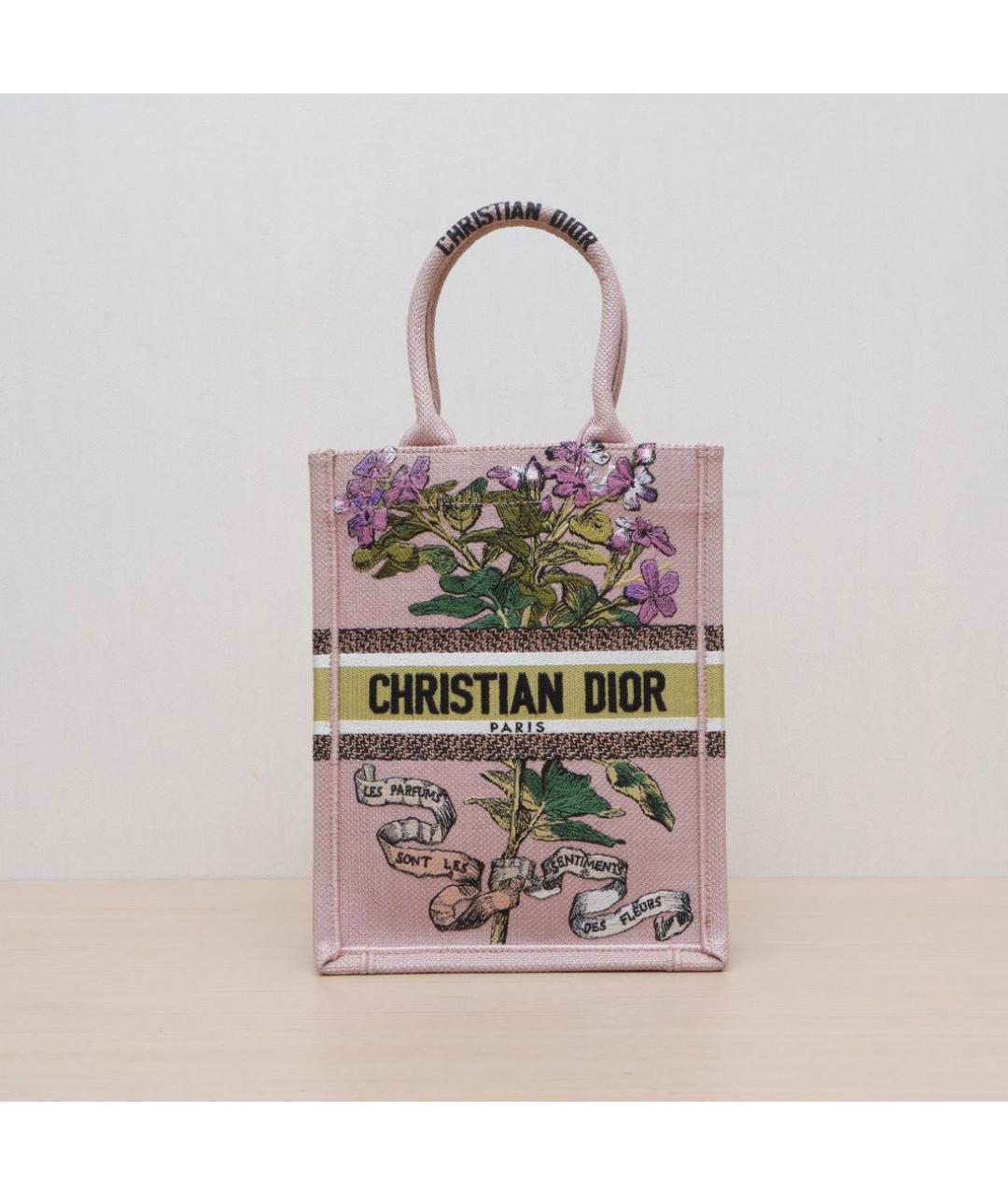 CHRISTIAN DIOR Розовая сумка через плечо, фото 3