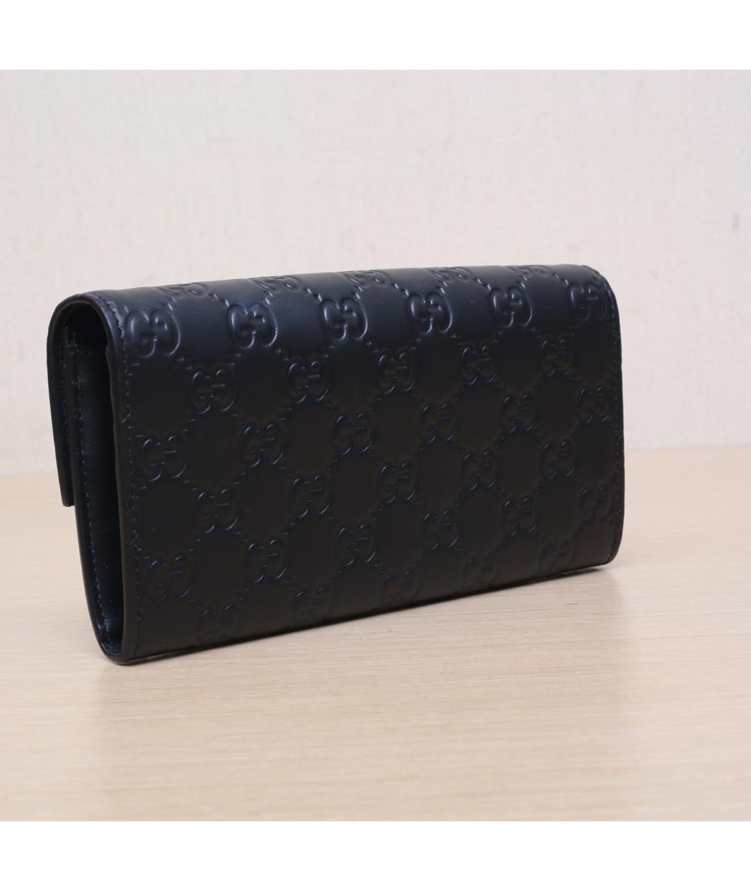 GUCCI Черная кожаная сумка через плечо, фото 6