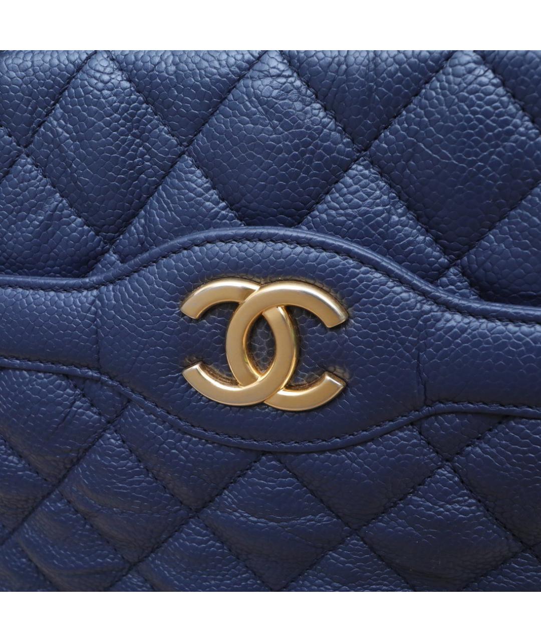 CHANEL Синяя кожаная сумка через плечо, фото 8