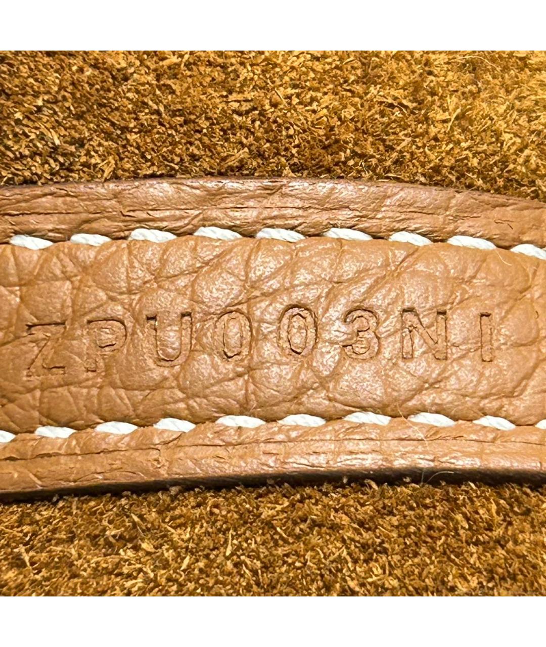 HERMES Коричневая кожаная сумка через плечо, фото 9