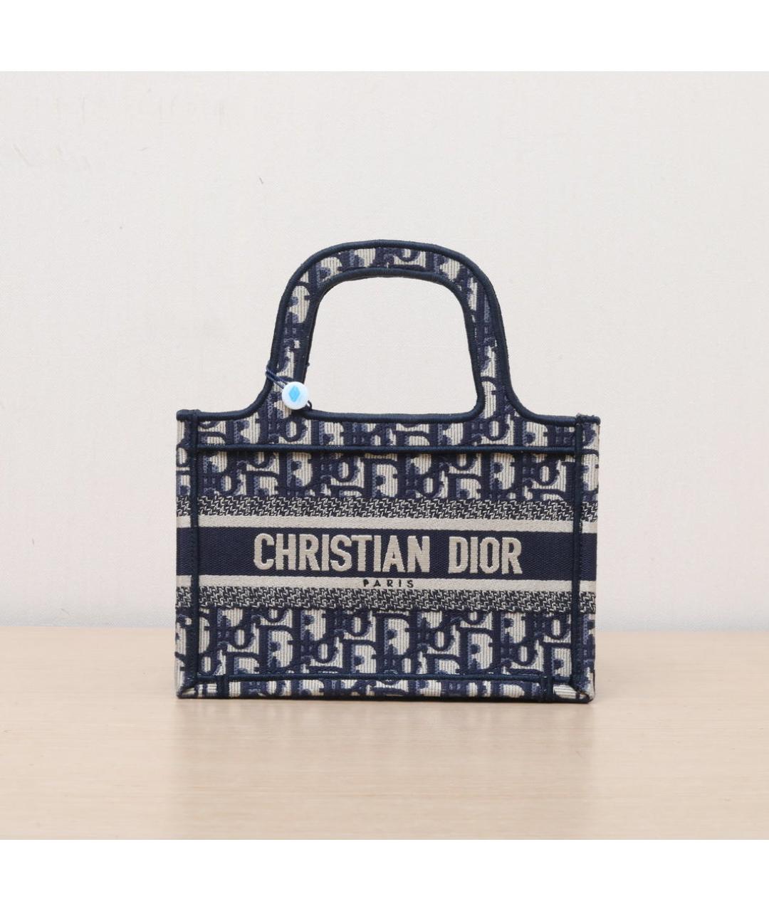 CHRISTIAN DIOR Темно-синяя сумка через плечо, фото 3