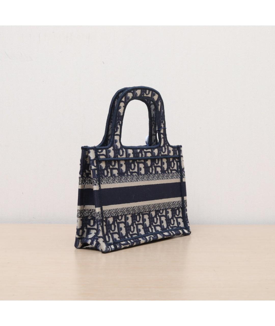 CHRISTIAN DIOR Темно-синяя сумка через плечо, фото 6