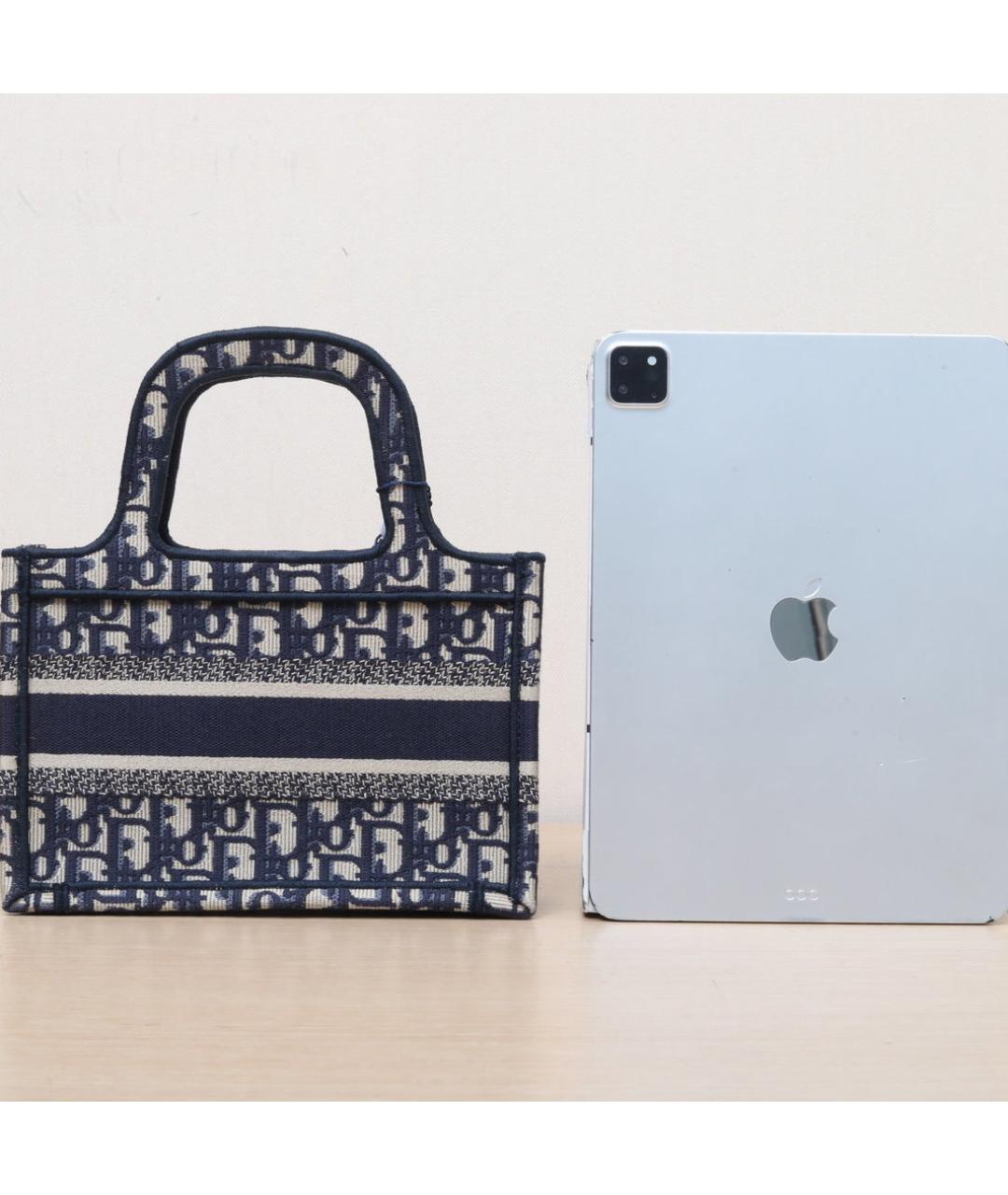 CHRISTIAN DIOR Темно-синяя сумка через плечо, фото 7