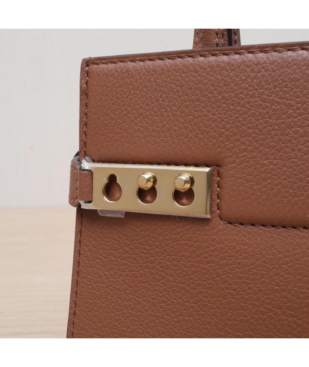 DELVAUX Коричневая кожаная сумка через плечо, фото 8