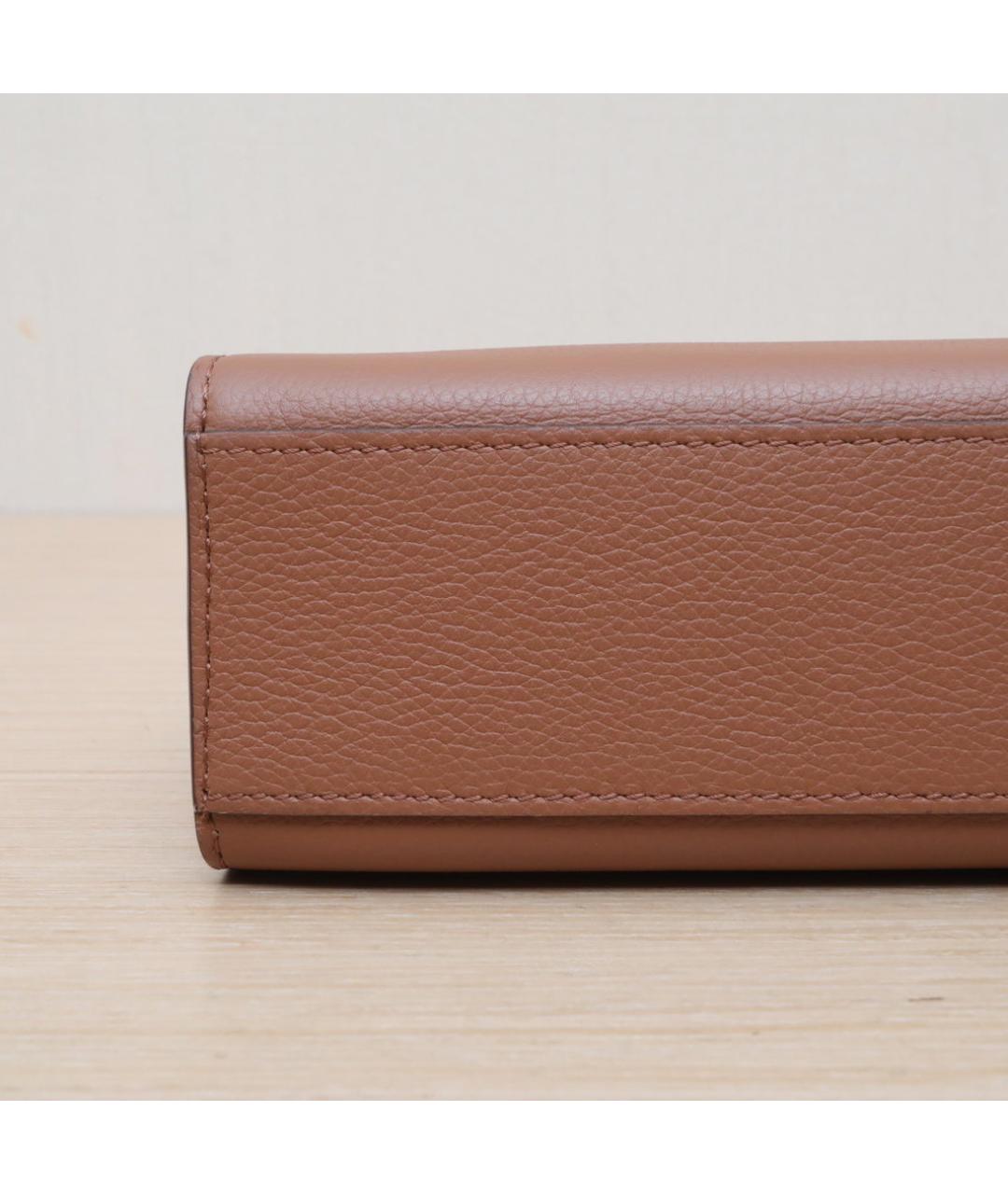 DELVAUX Коричневая кожаная сумка через плечо, фото 9