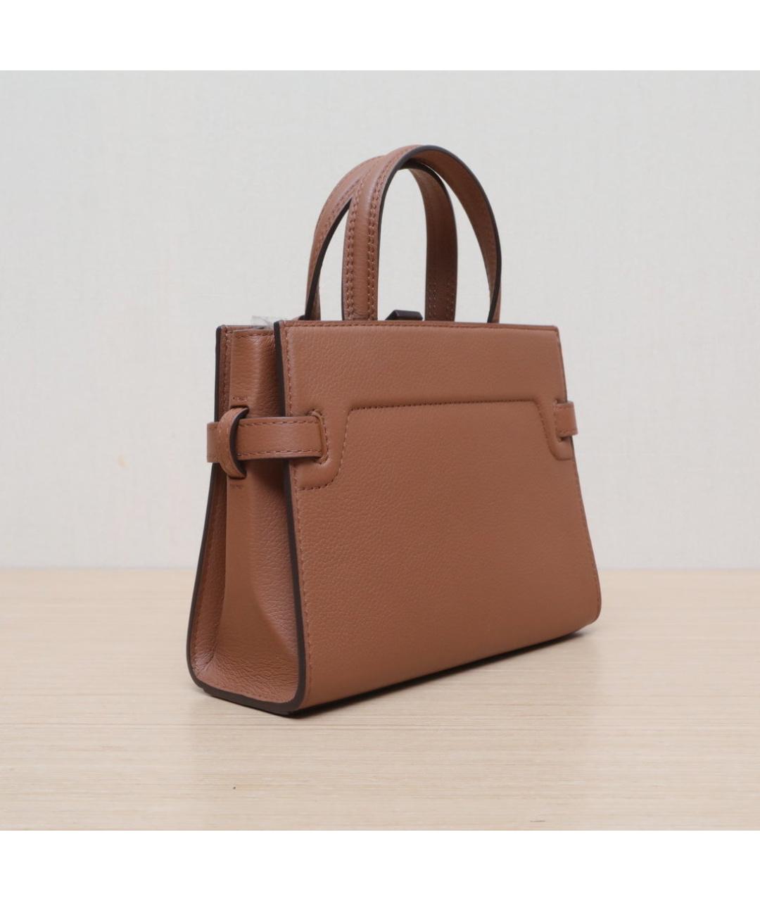 DELVAUX Коричневая кожаная сумка через плечо, фото 6