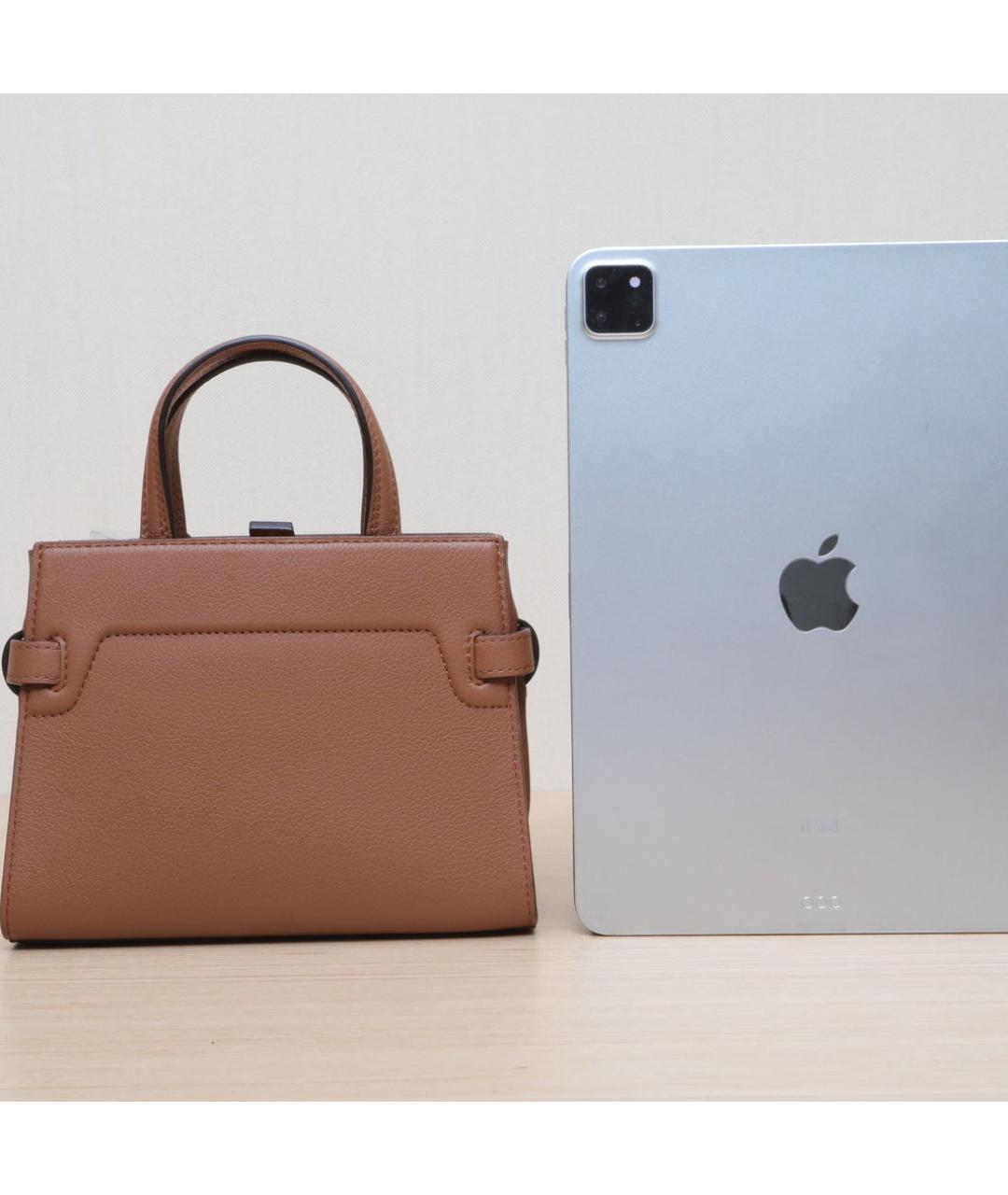 DELVAUX Коричневая кожаная сумка через плечо, фото 7