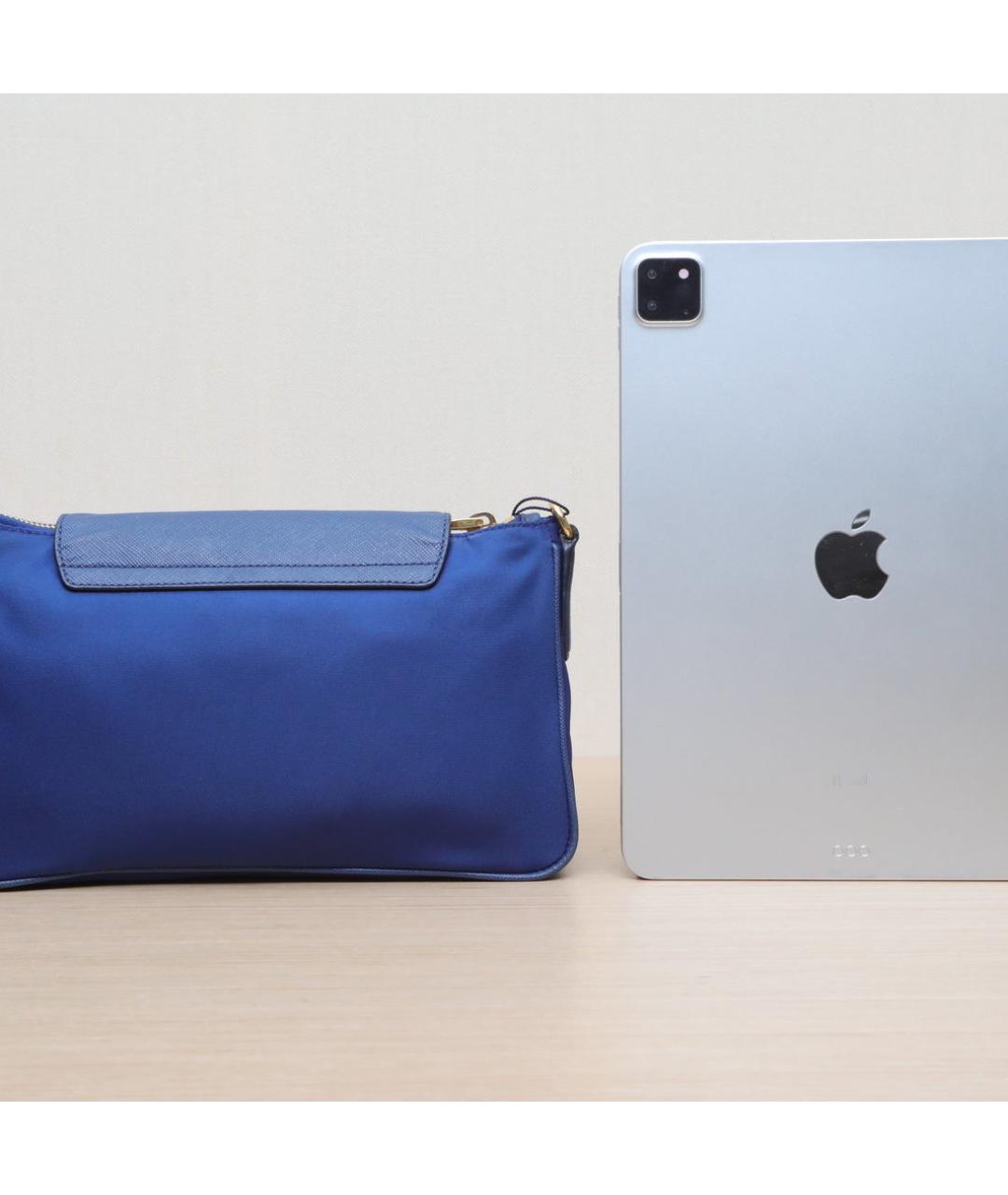 PRADA Синяя сумка через плечо, фото 7