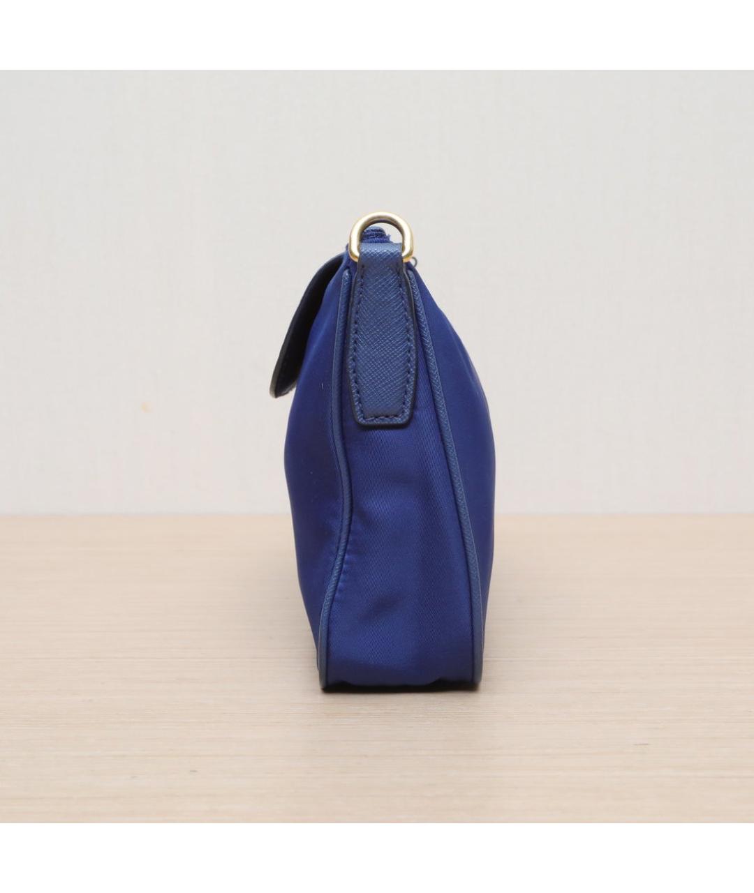 PRADA Синяя сумка через плечо, фото 5