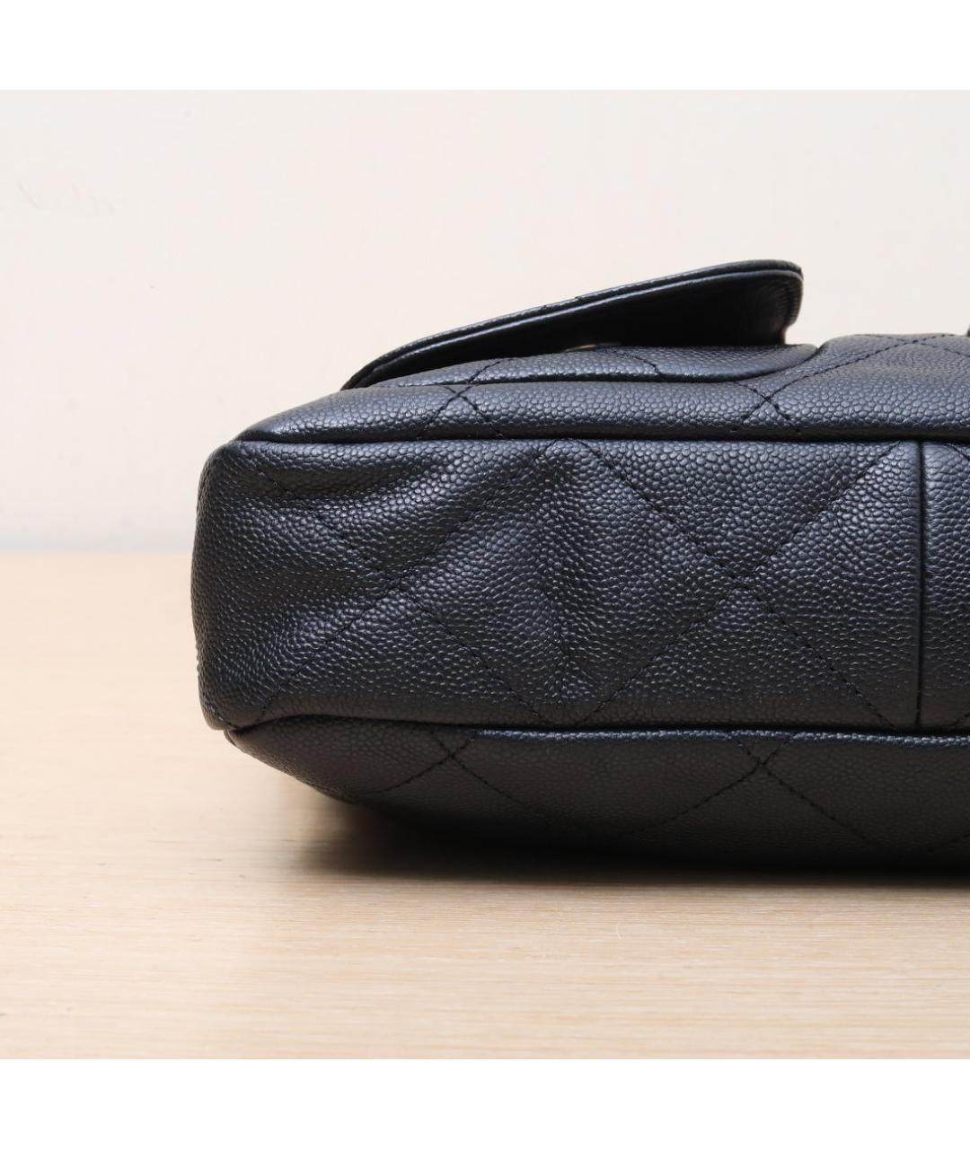 CHANEL Черная кожаная сумка через плечо, фото 9