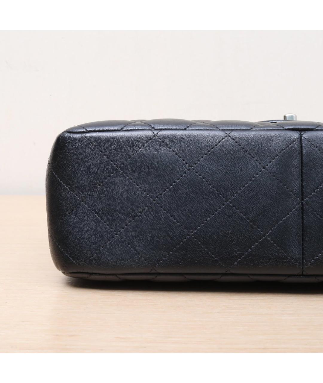 CHANEL Черная кожаная сумка через плечо, фото 9