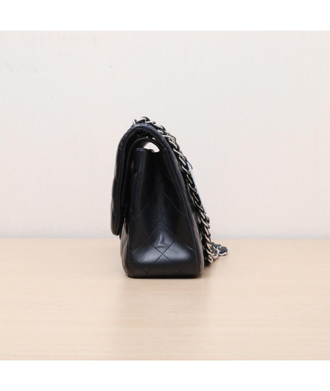CHANEL Черная кожаная сумка через плечо, фото 5