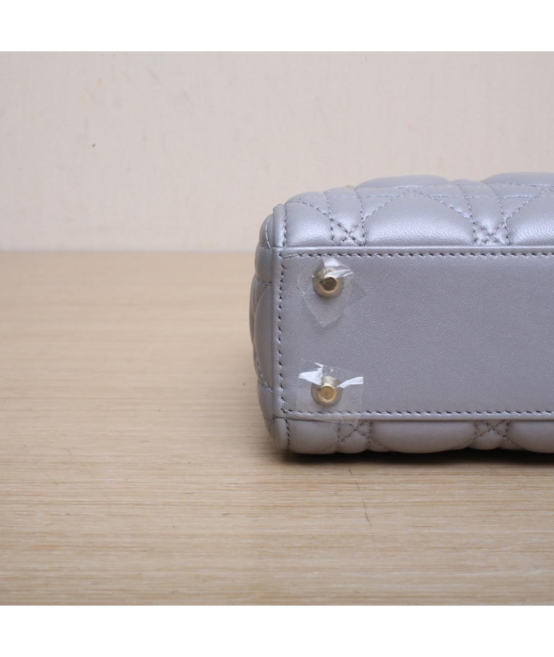 CHRISTIAN DIOR Синяя кожаная сумка через плечо, фото 9