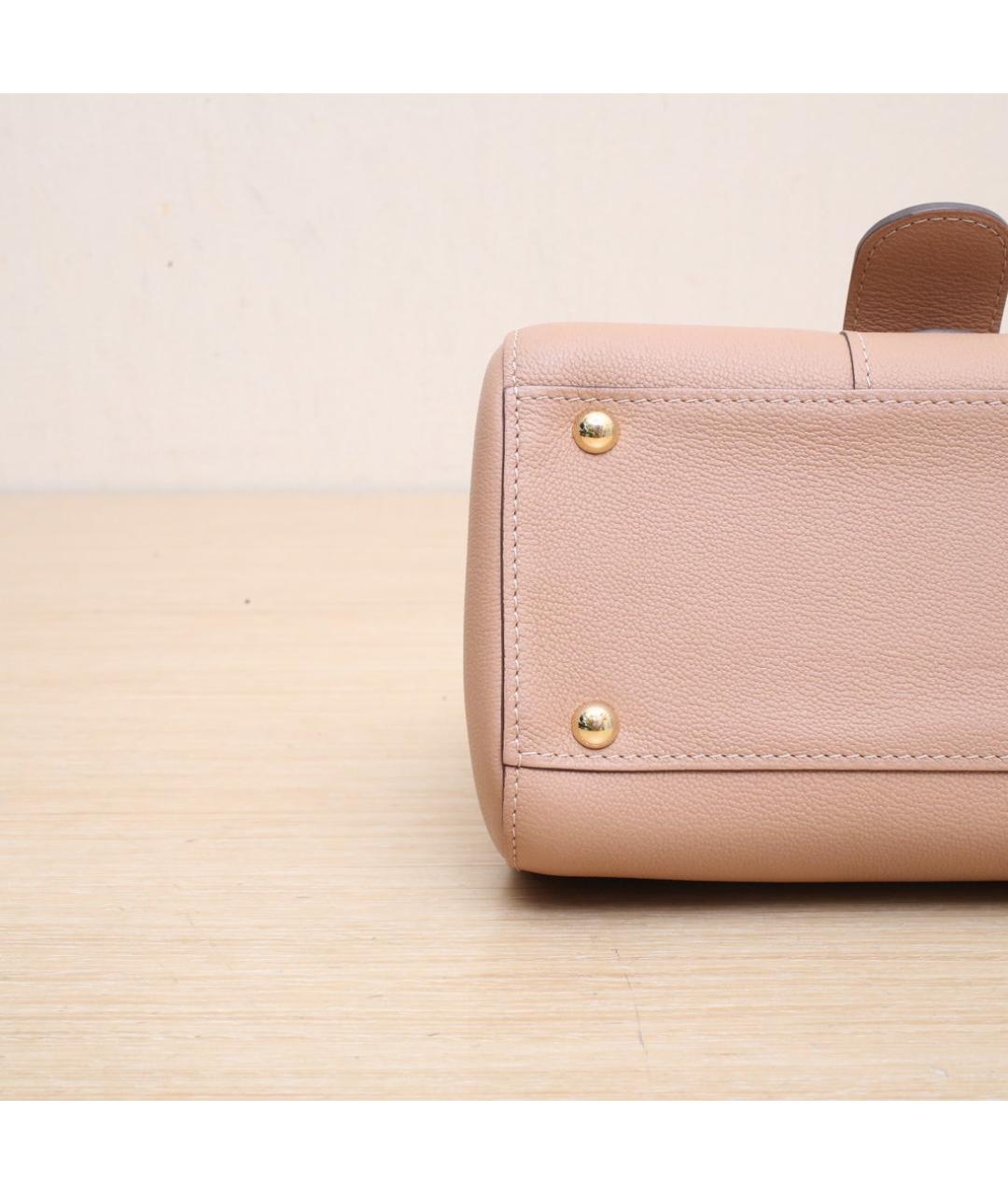 DELVAUX Бежевая кожаная сумка через плечо, фото 9