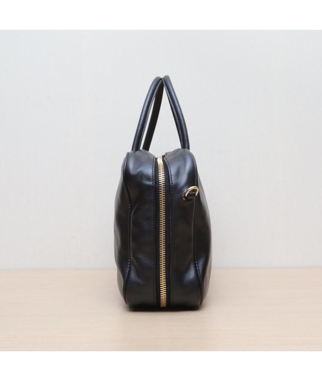 MIU MIU Черная кожаная сумка через плечо, фото 4