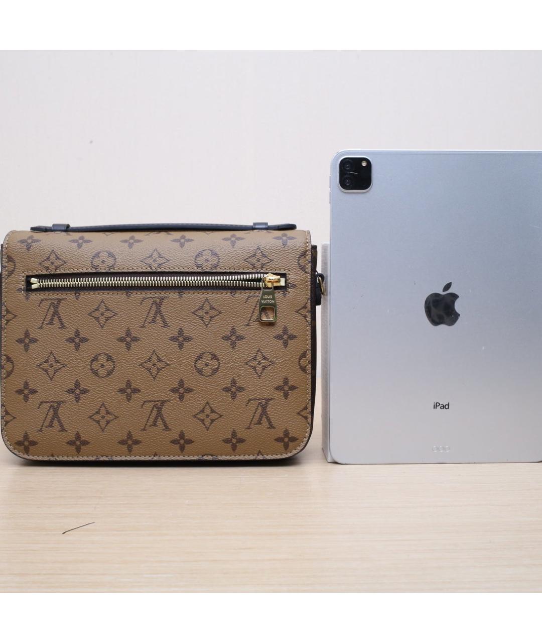 LOUIS VUITTON Коричневая сумка через плечо, фото 7