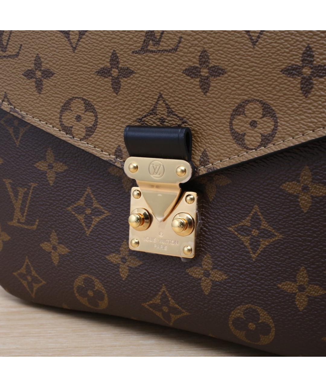 LOUIS VUITTON Коричневая сумка через плечо, фото 8