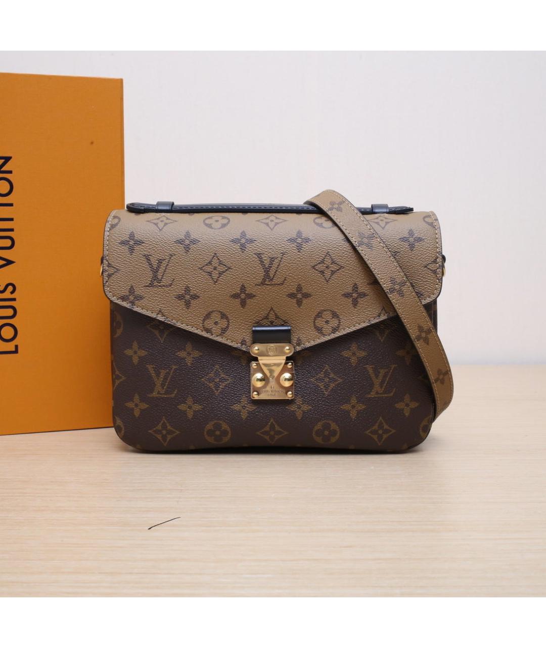 LOUIS VUITTON Коричневая сумка через плечо, фото 2