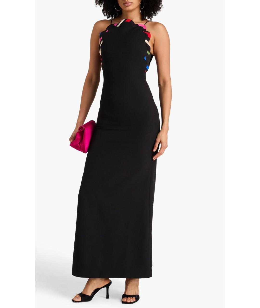 EMILIO PUCCI Черное полиэстеровое коктейльное платье, фото 2