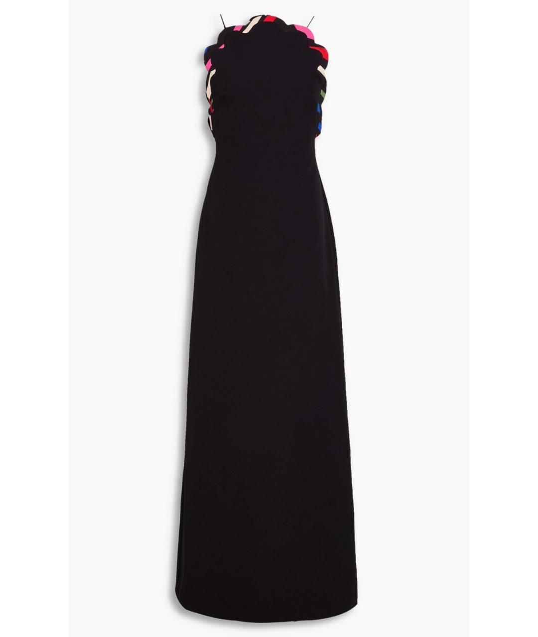 EMILIO PUCCI Черное полиэстеровое коктейльное платье, фото 4