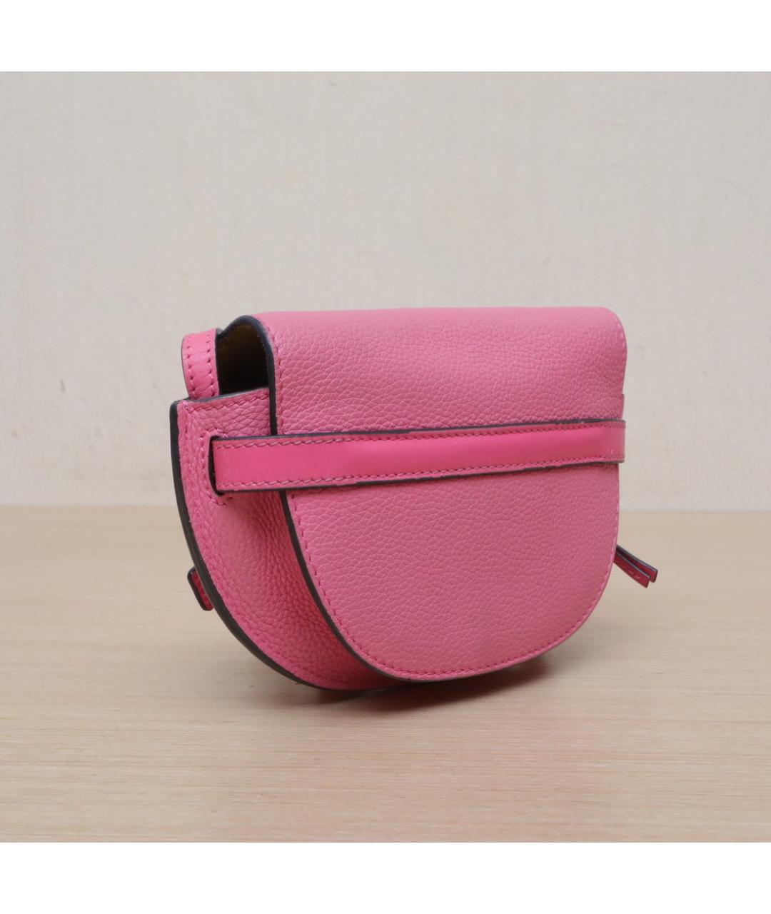 LOEWE Розовая кожаная сумка через плечо, фото 6