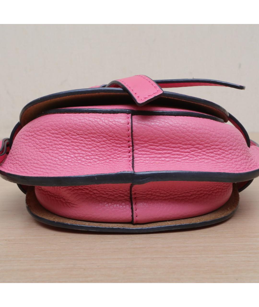 LOEWE Розовая кожаная сумка через плечо, фото 9