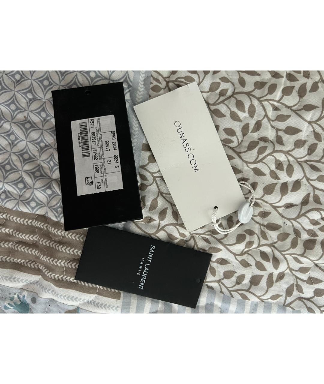 SAINT LAURENT Черное бархатное коктейльное платье, фото 4