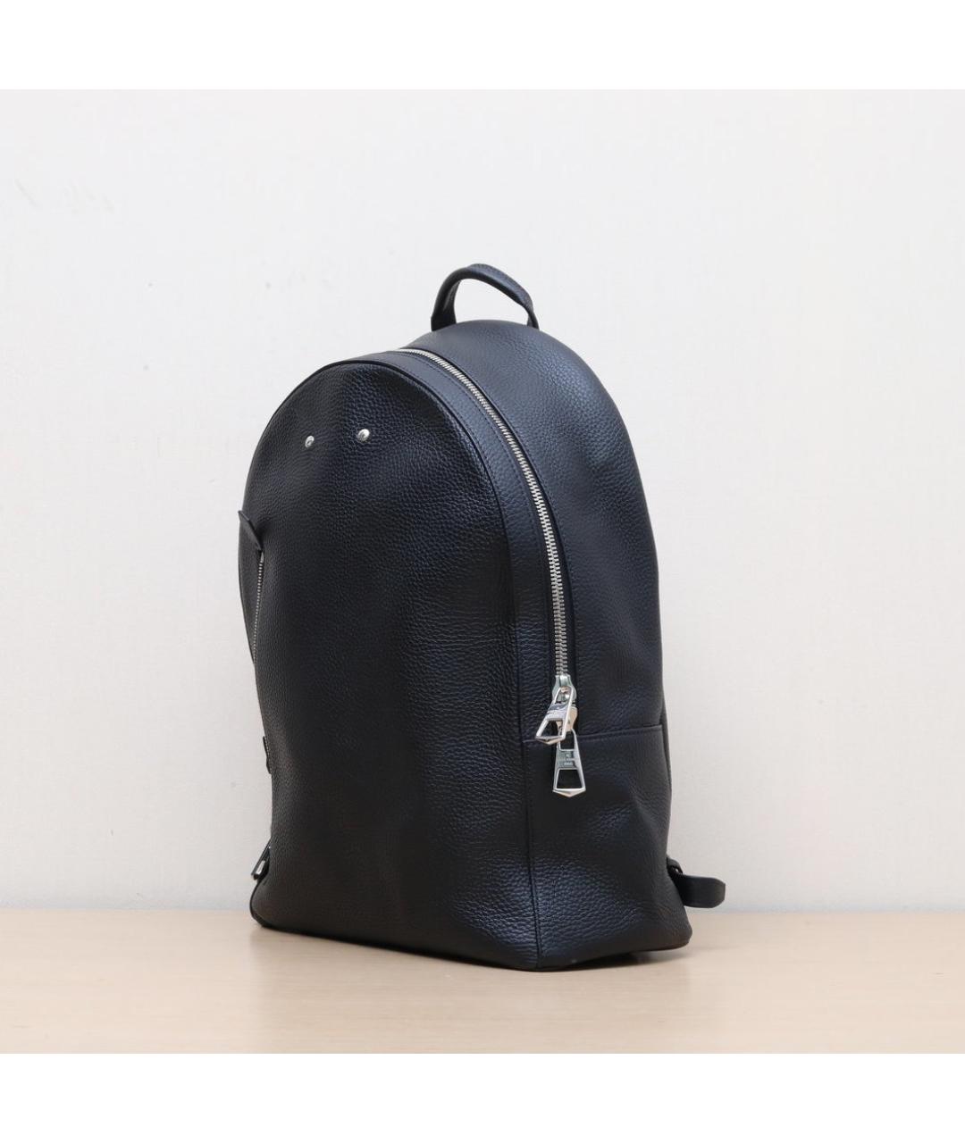 LOUIS VUITTON Черный кожаный рюкзак, фото 4