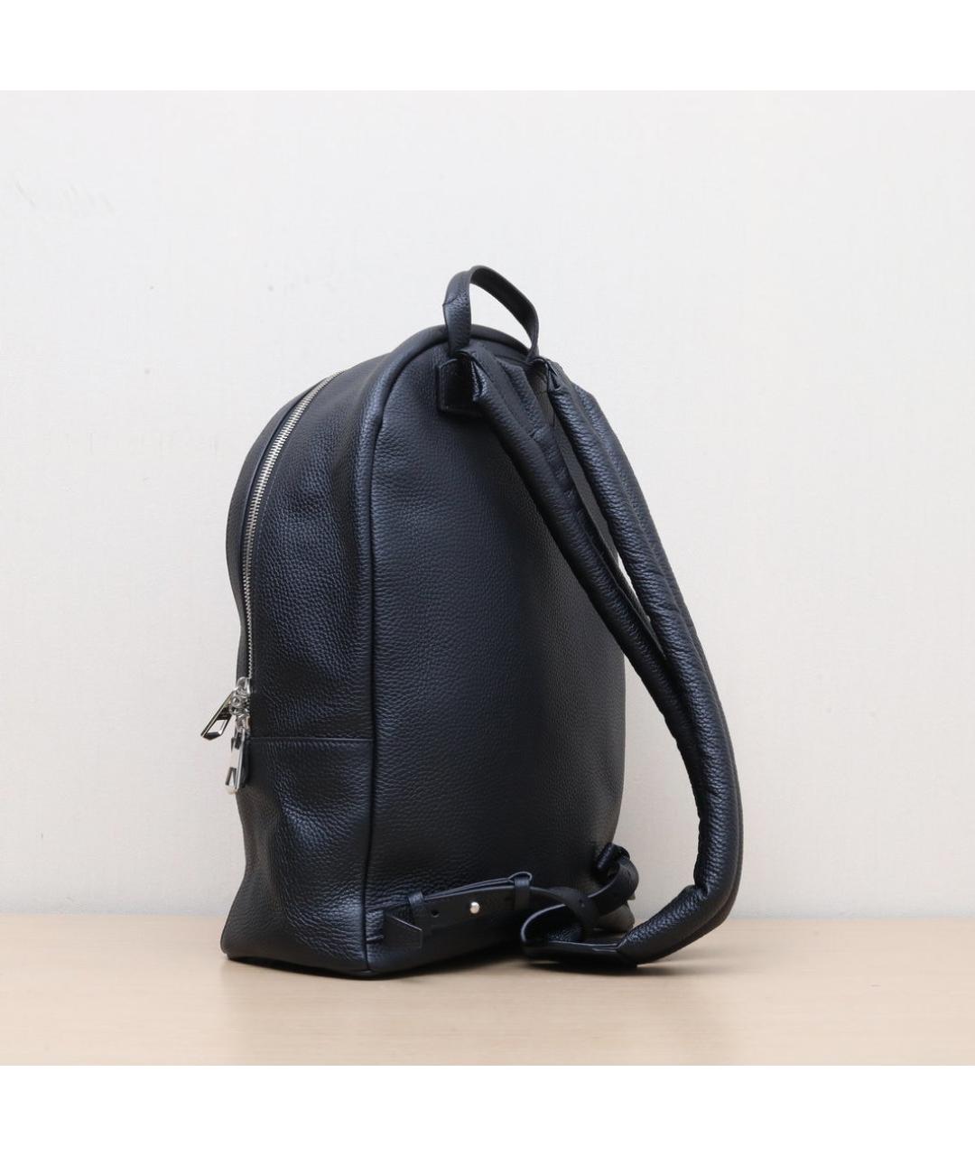 LOUIS VUITTON Черный кожаный рюкзак, фото 6