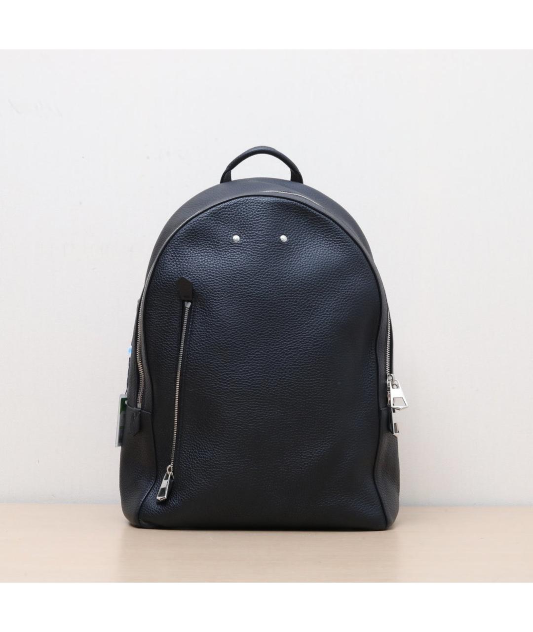 LOUIS VUITTON Черный кожаный рюкзак, фото 3