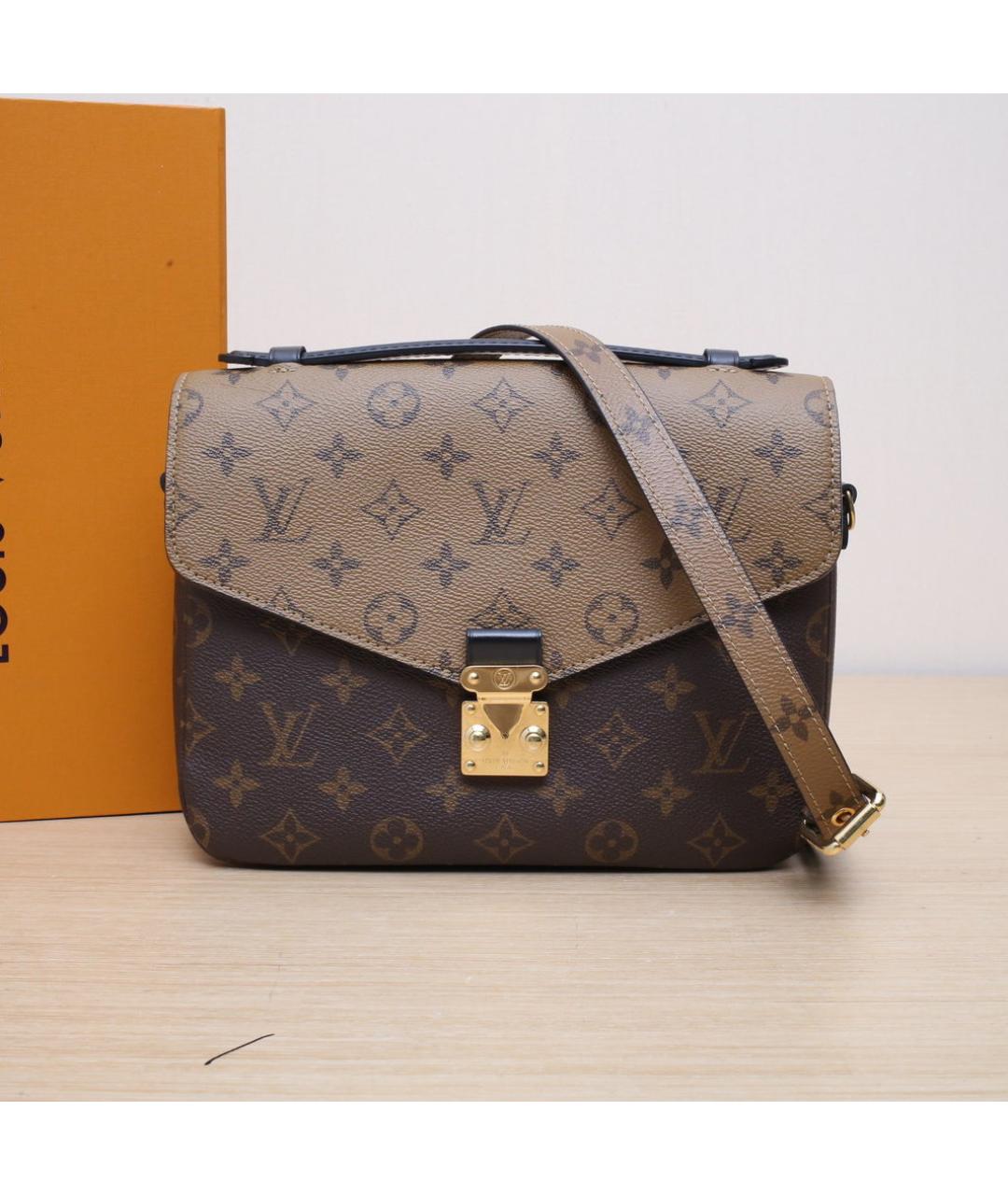 LOUIS VUITTON Коричневая сумка через плечо, фото 2
