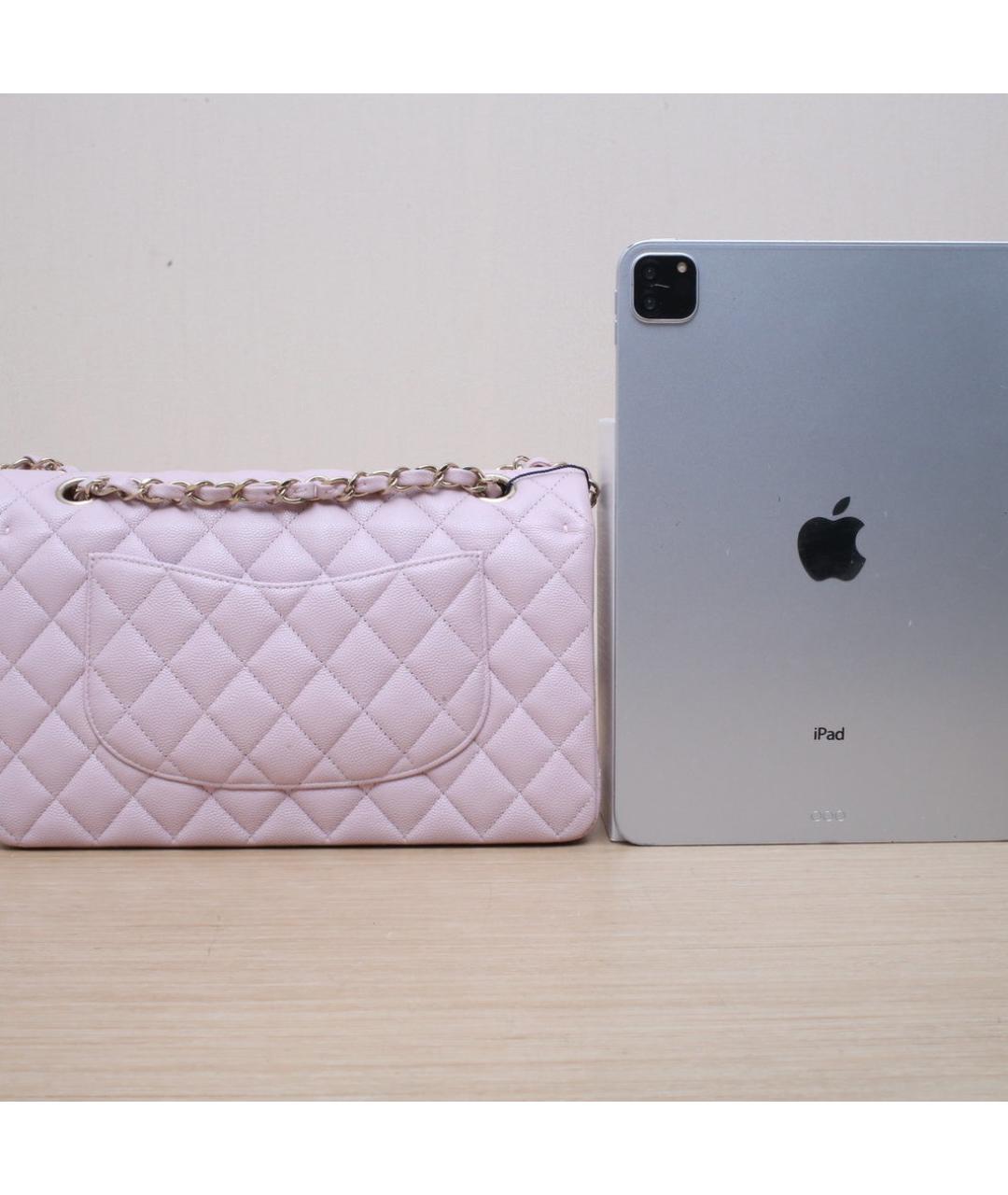 CHANEL Розовая кожаная сумка через плечо, фото 7