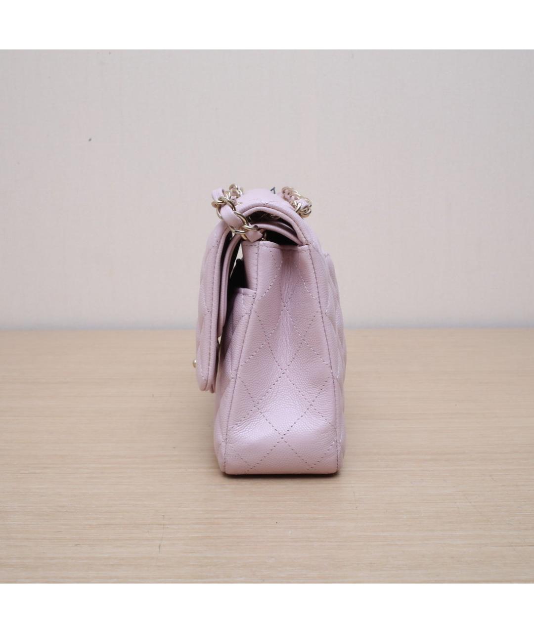 CHANEL Розовая кожаная сумка через плечо, фото 5