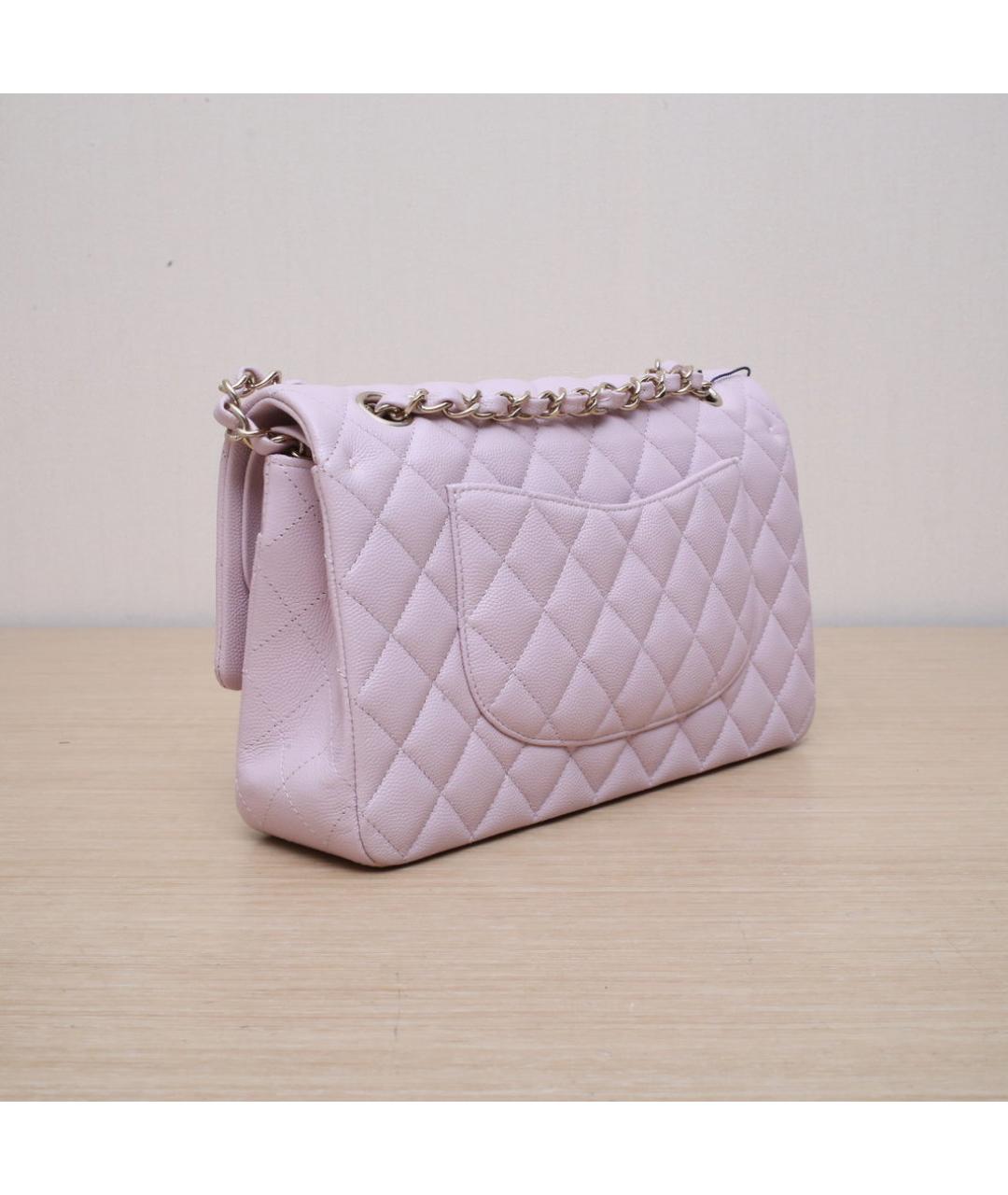 CHANEL Розовая кожаная сумка через плечо, фото 6