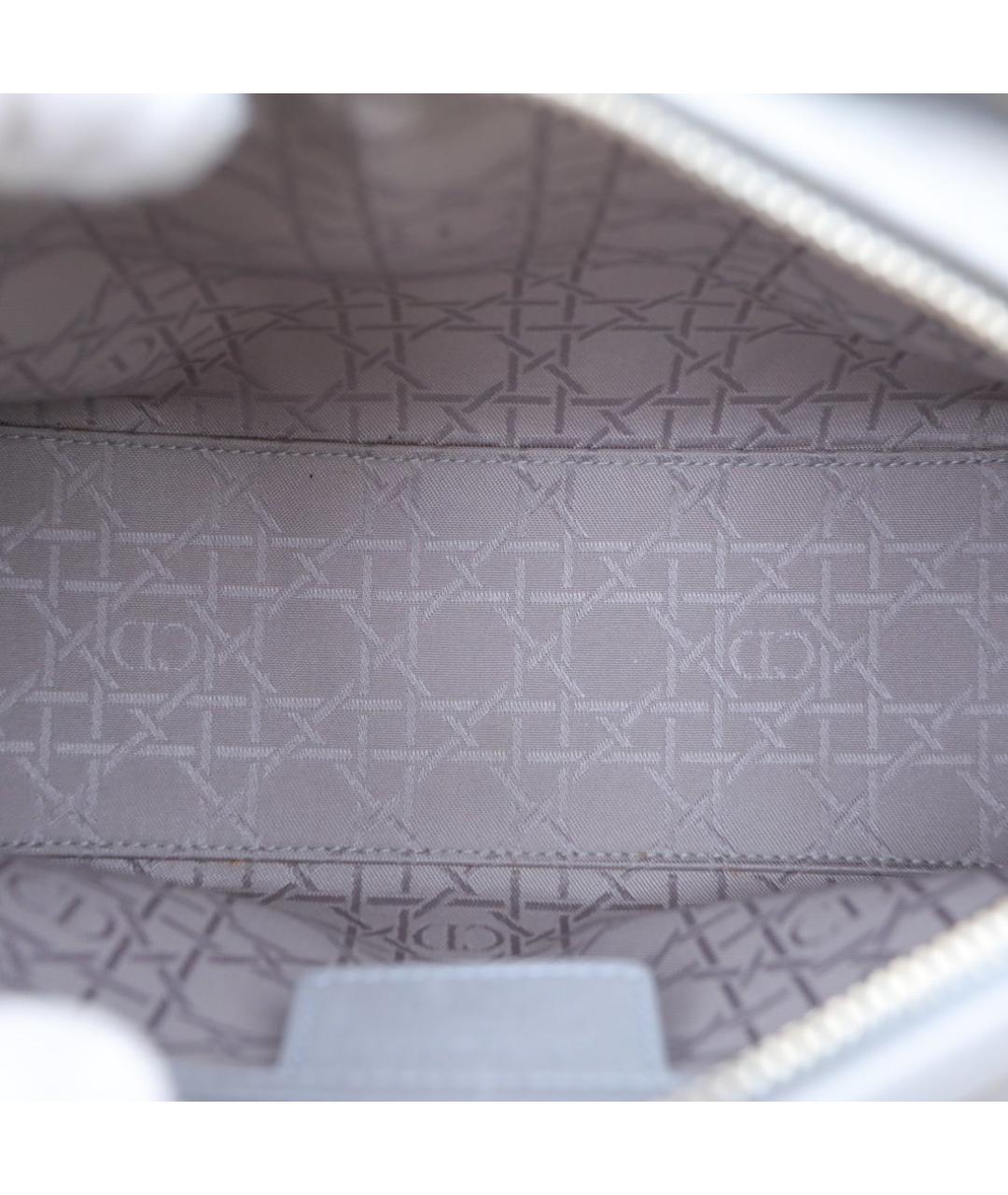 CHRISTIAN DIOR Фиолетовая кожаная сумка через плечо, фото 9