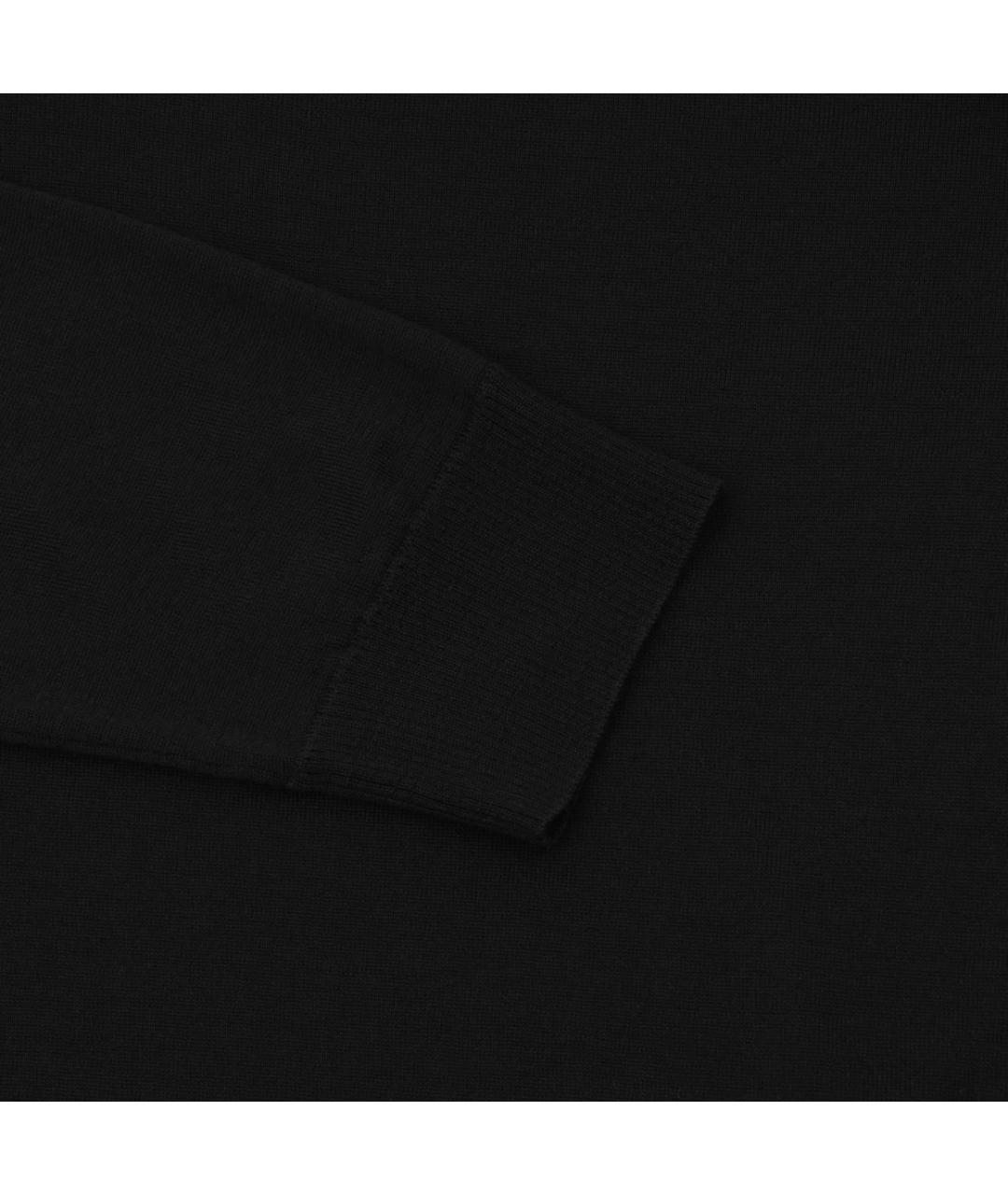 STONE ISLAND Черный шерстяной джемпер / свитер, фото 4