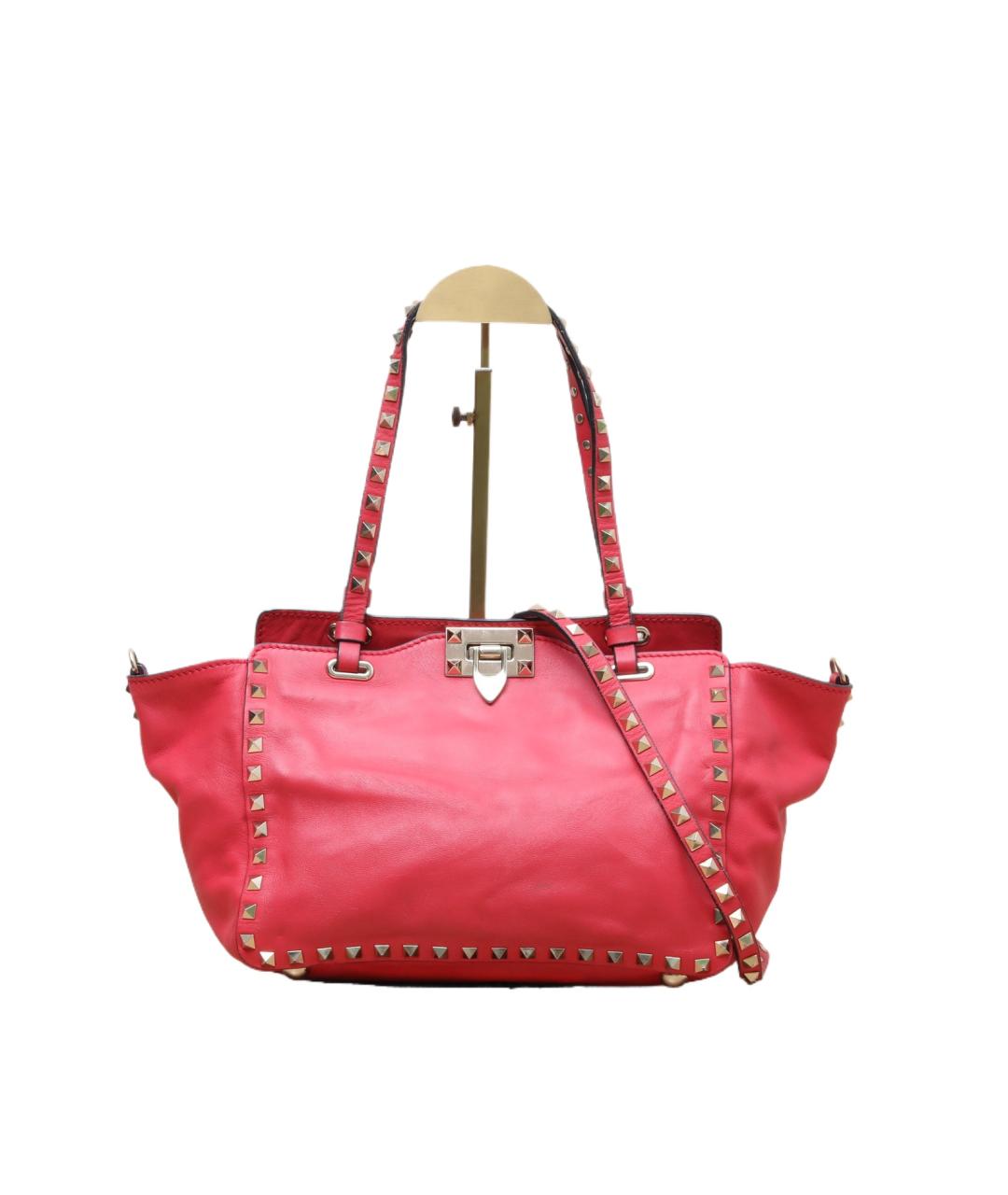 VALENTINO Красная кожаная сумка через плечо, фото 10