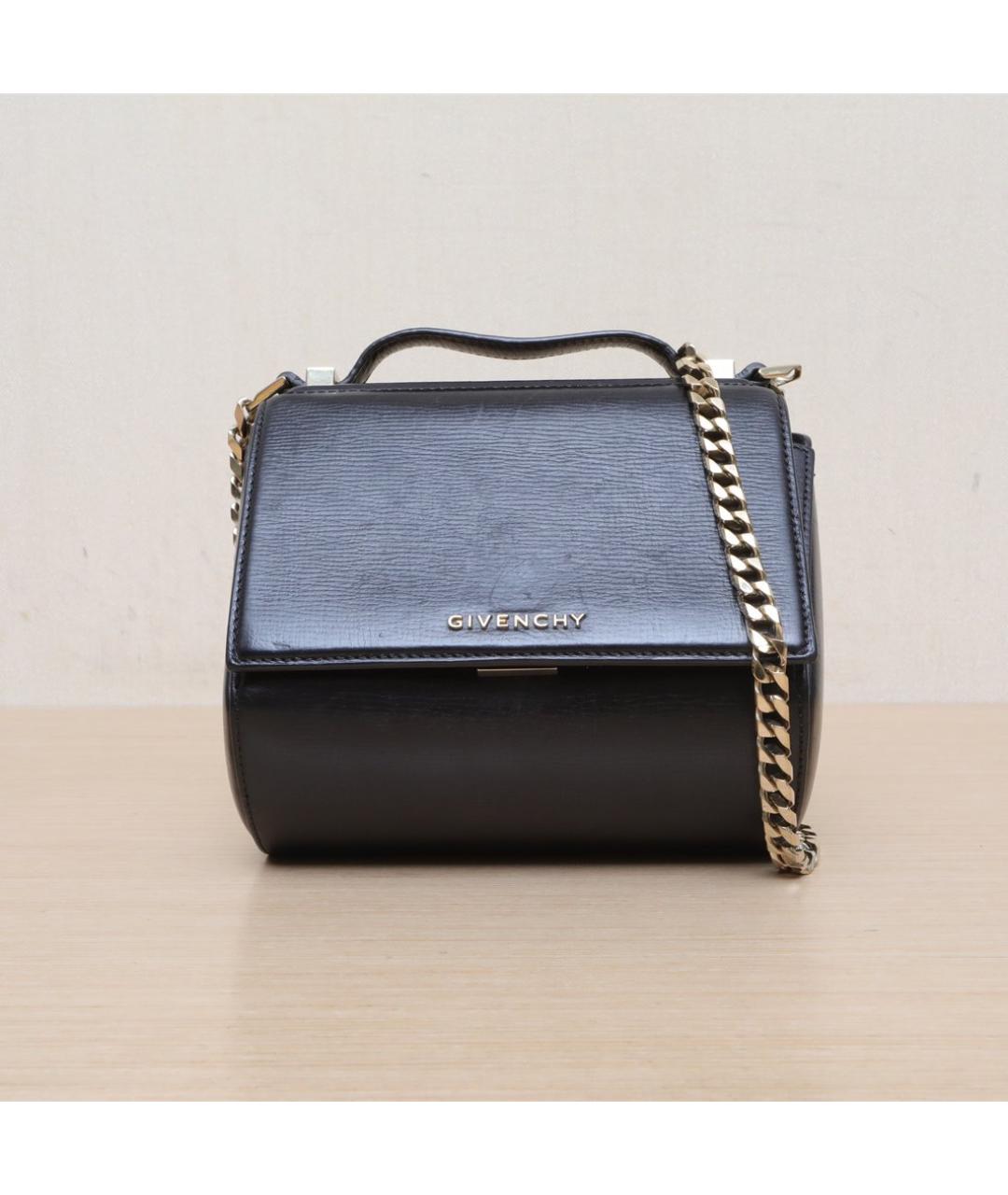 GIVENCHY Черная кожаная сумка через плечо, фото 2
