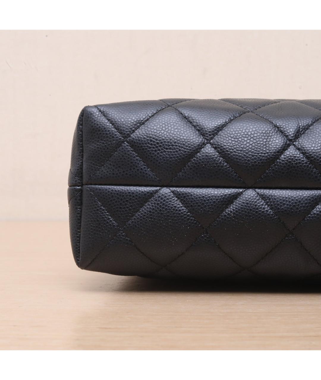 CHANEL Черная кожаная сумка через плечо, фото 9