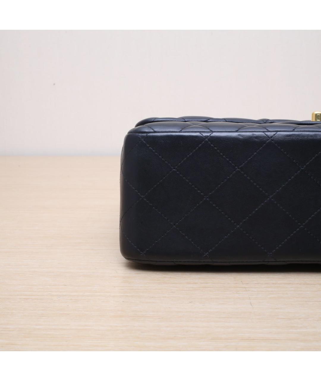 CHANEL Черная кожаная сумка через плечо, фото 9