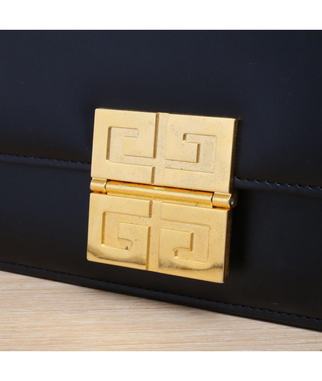 GIVENCHY Черная кожаная сумка через плечо, фото 8