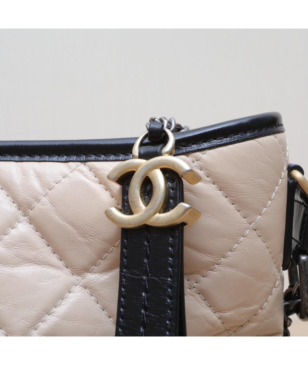CHANEL Бежевая сумка через плечо, фото 8