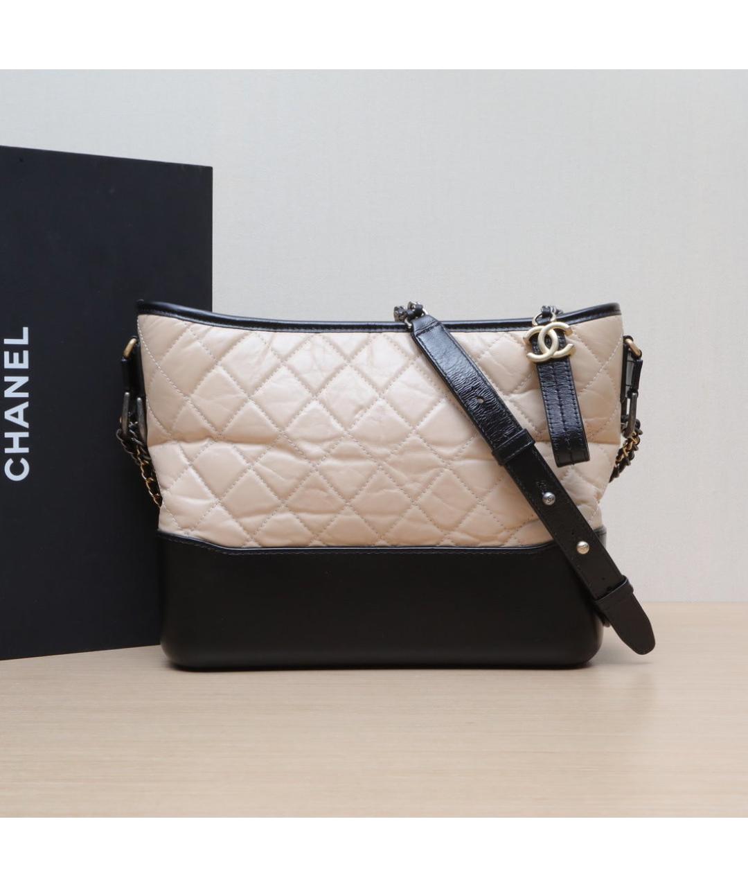 CHANEL Бежевая сумка через плечо, фото 2