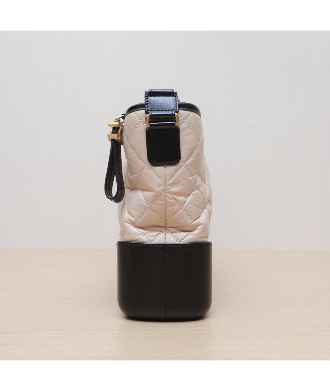 CHANEL Бежевая сумка через плечо, фото 5